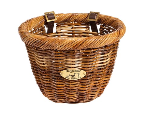 Nantucket Bike Basket Co. Cisco Front Basket (Honey) (Oval)